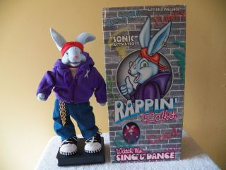 Rappin Rabbit New in Original Box Very Rare Singing & Dancing Rapping
