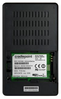 Cradlepoint PHS300 B/G Router Battery + Battery Door AC Adapter