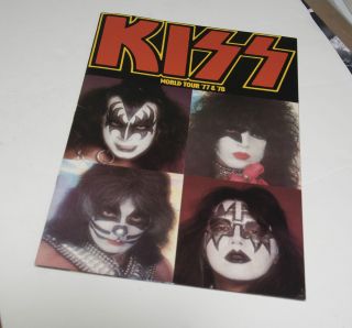Kiss World Tour Book 1977 78 RARE Concert Picture Book