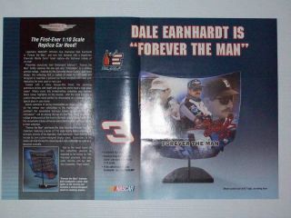 2004 Dale Earnhardt Replica Car Hood Print Advertisement Page