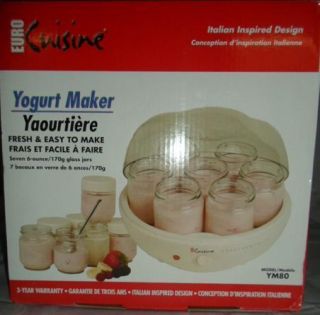 euro cuisine ym80 yogurt maker