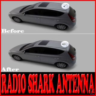 07 09 up Kia Rondo Shark Fin Antenna AM FM White Carens