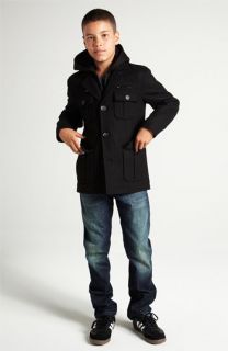 Black Rivet Military Jacket & Levis® Jeans (Big Boys)