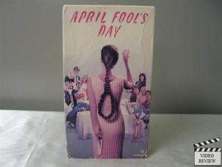April Fools Day VHS Deborah Foreman, Griffin ONeal, Clayton Rohner