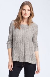 Theory Abeo   Granello Airy Cable Knit Sweater