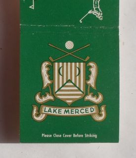  Matchbook Lake Merced Golf Country Club Daly City CA San Mateo Co