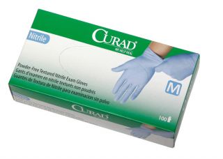 Medline CUR8315 CS Curad Nitrile Exam Gloves Powder Latex Free 1000 CS