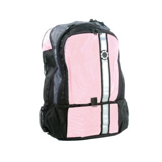 daisygear retro pink with stripe diaper backpack product description