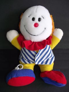 Dakin Plush 12 Happy Sad Clown Stuffed Doll Animal Toy