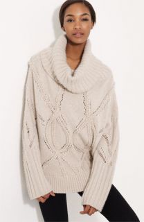 Donna Karan Collection Cable Knit Cashmere Sweater