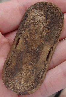 11/16 Decorated Bone, Arizona, Carved with Rattlesnakes, x M. Hough