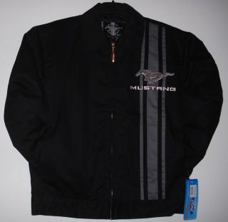  FORD MUSTANG RACING MECHANIC EMBROIDERED JACKET JH DESIGN XL