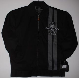  Authentic Mustang Shelby Racing Mechanic Embroidered Jacket L