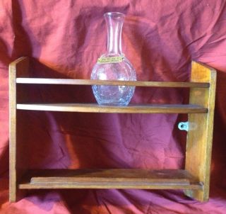 Cunard White Str Line Shelving Unit with RMS Queen Mary Glass Decanter