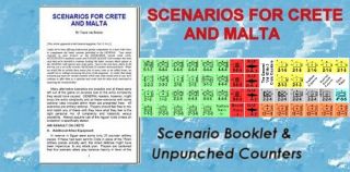 Air Assault on Crete Scenarios with Counters Expansion Avalon Hill