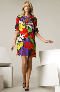 See by Chloé Daisy Print Dress with Rosette Detail