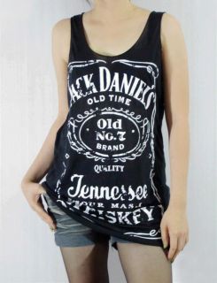 Jack Daniel Tennessee Whiskey Spirit Booze Tank Top Women Indie Shirt