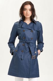 Trina Turk Double Breasted Trench Coat