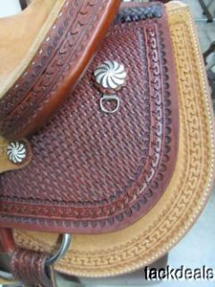 Dan Byrd Super Shooter Circle Y Ranch Saddle New w Tags Never Used 15