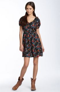 Hinge® Girly 50s Floral Printed Dress