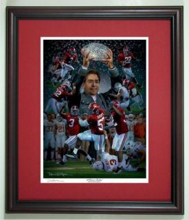 Alabama Football Daniel Moore Crimson Tradition Print