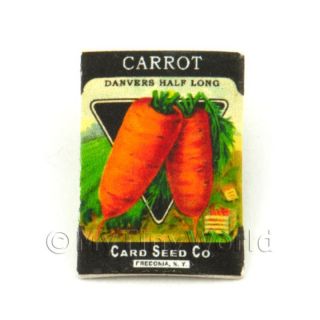  Dolls House Mini Danvers Carrot Seed Packet