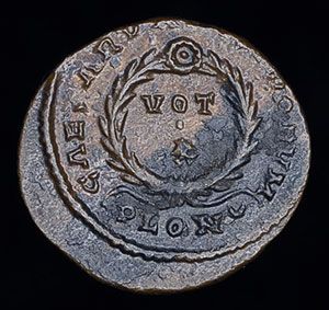  coin of the Emperor Crispus, dating to approximately 317 326 AD