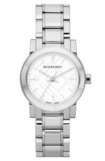 Burberry Small Check Stamped Bracelet Watch