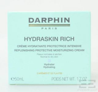 Darphin 2pc Hydraskin Rich Moisturizing Cream & Intral Cleansing Milk