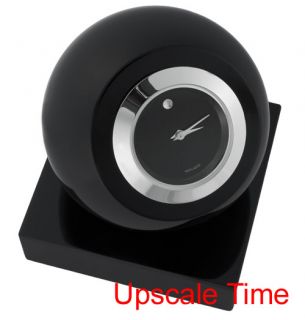 Movado Spherical Desk Clock with Square Base 1808614