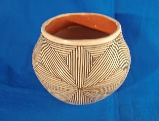 Santana Antonio Acoma Pueblo Native American Indian Pottery Vintage