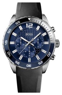 BOSS Black Iconic Blue Chronograph Dial Sport Watch