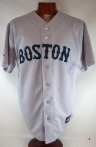 Daniel Nava Boston Red Sox Signed Red Sox Jersey Grey