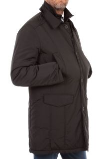 Nino Danieli New Man Classic Long Coat Black 100 Polyester Special