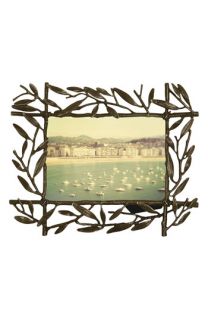 Michael Aram Olive Branch Oxidized 4x6 Picture Frame