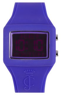 Juicy Couture Chrissy Digital Silicone Strap Watch