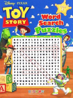 Disney Toy Story Word Search Crossword Puzzles