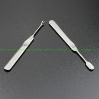 Cuticle Cleaner Pusher Manicure Round Tip Stainless Steel Nail Cuticle