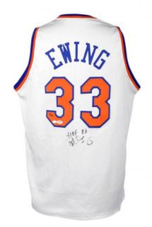 Signed Limited Edition Patrick Ewing Custom Jersey w HOF 08 Le of 33