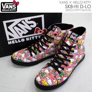 Hello Kitty Vans Sk8 Hi D Lo Shoes Canvas Sneakers Multi Womens Boot