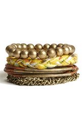 stephan co mixed media bracelets set of 4 $ 16 00