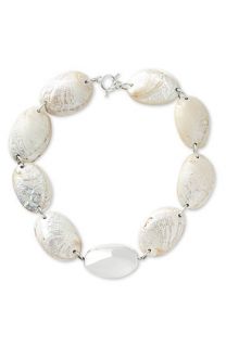 Simon Sebbag Shell Collar Necklace wIth Silver Station