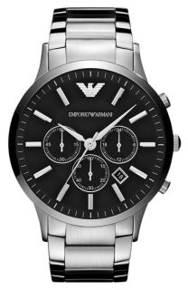 Emporio Armani Classic Large Round Chronograph Watch