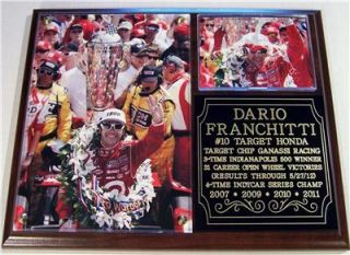 Dario Franchitti #10 Target Honda 3 Time Indy 500 Champion 4 Time