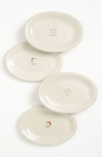 Rae Dunn by Magenta Assorted Cheese Plates (Set of 4)