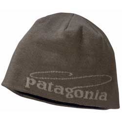 Patagonia Fly Fishing Beanie Hat Cap Casting Logo Green