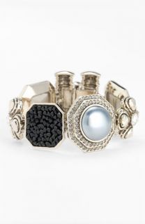 St. John Collection Swarovski Crystal & Glass Pearl Bracelet