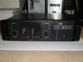 Peavey CS 800X 800 Watt PA Stereo Power Amplifier CS800X