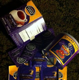  Chai Tea Latte Mix Packets AND Single Tea Bags AND Big Train Chai Mix