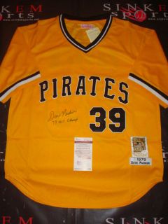 Pittsburgh Pirates Dave Parker Signed Autographed Reds As Jersey JSA